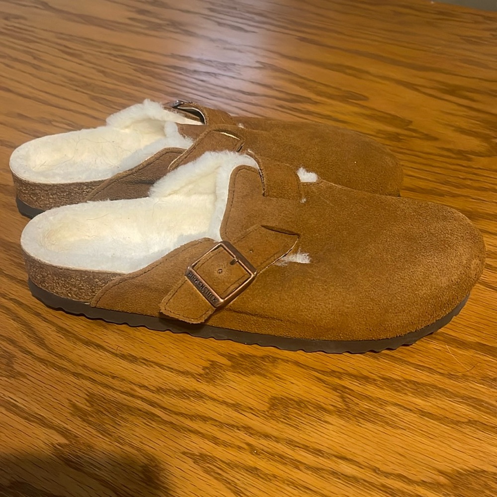Birkenstock Boston Sheerling Clog.  NWOT. 42/11.